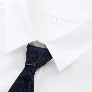 デニムセットアップ ショートジャケット×タイトミニスカート×白シャツ 上品ステッチ クールきれいめスリーピース