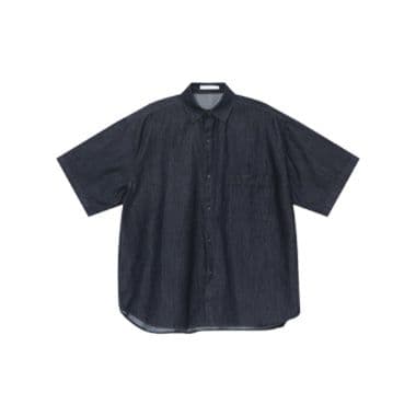 半袖デニムシャツ×ハーフパンツ メンズ夏向け 万能きれいめカジュアルセットアップ(上下別売り)