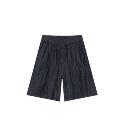 半袖デニムシャツ×ハーフパンツ メンズ夏向け 万能きれいめカジュアルセットアップ(上下別売り)
