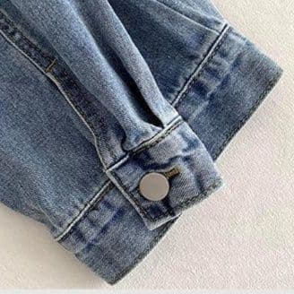 デニムセットアップ ショートジャケット+台形ミニスカート 着回し抜群 シンプルこなれ感セット